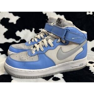 Nike AIR Men's Air Force 1 Size 9.5 - Light Blue/ Grey